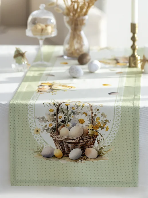 Listelle collection Дорожка на стол тканевая 40х140 см хлопок, 40x140 см, фото 2