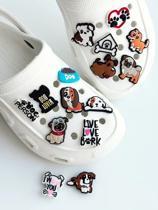Джибитсы JibbStore Джибитсы на crocs для девочки, черный, 16 шт, фото 2