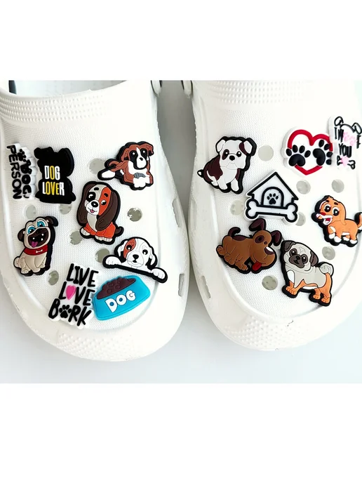 Джибитсы JibbStore Джибитсы на crocs для девочки, черный, 16 шт, фото 3