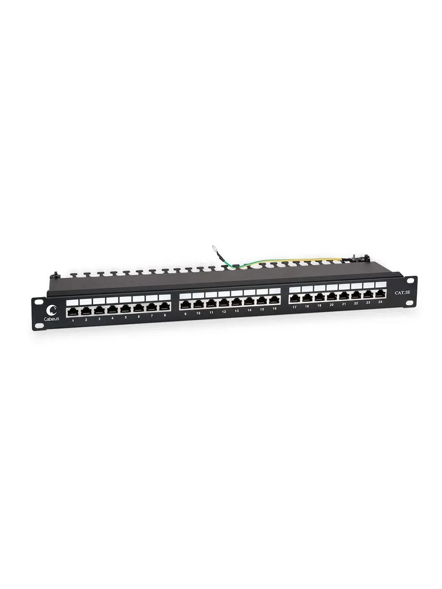 Патч-панель Cabeus PL-24-CAT.5E-SH-DUAL