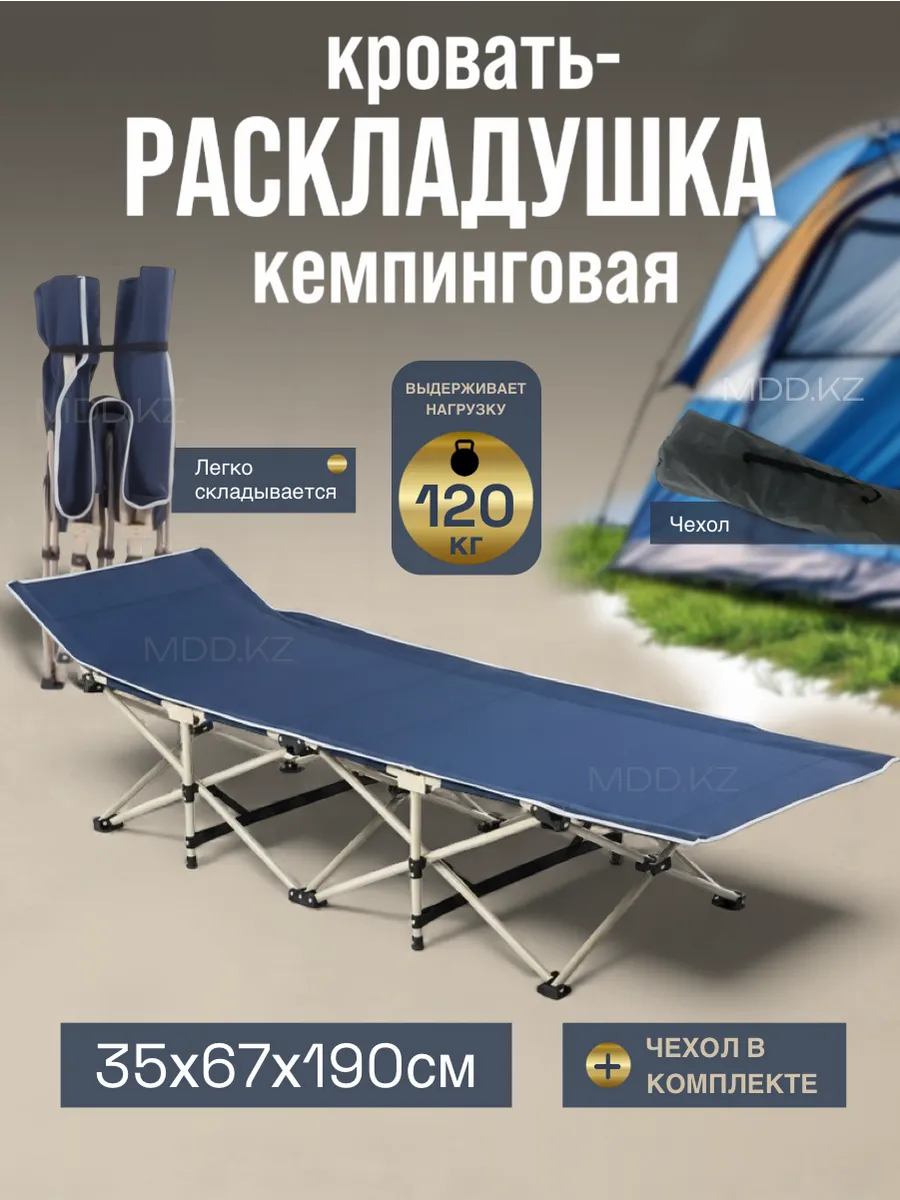 Раскладушка туристическая кровать раскладная