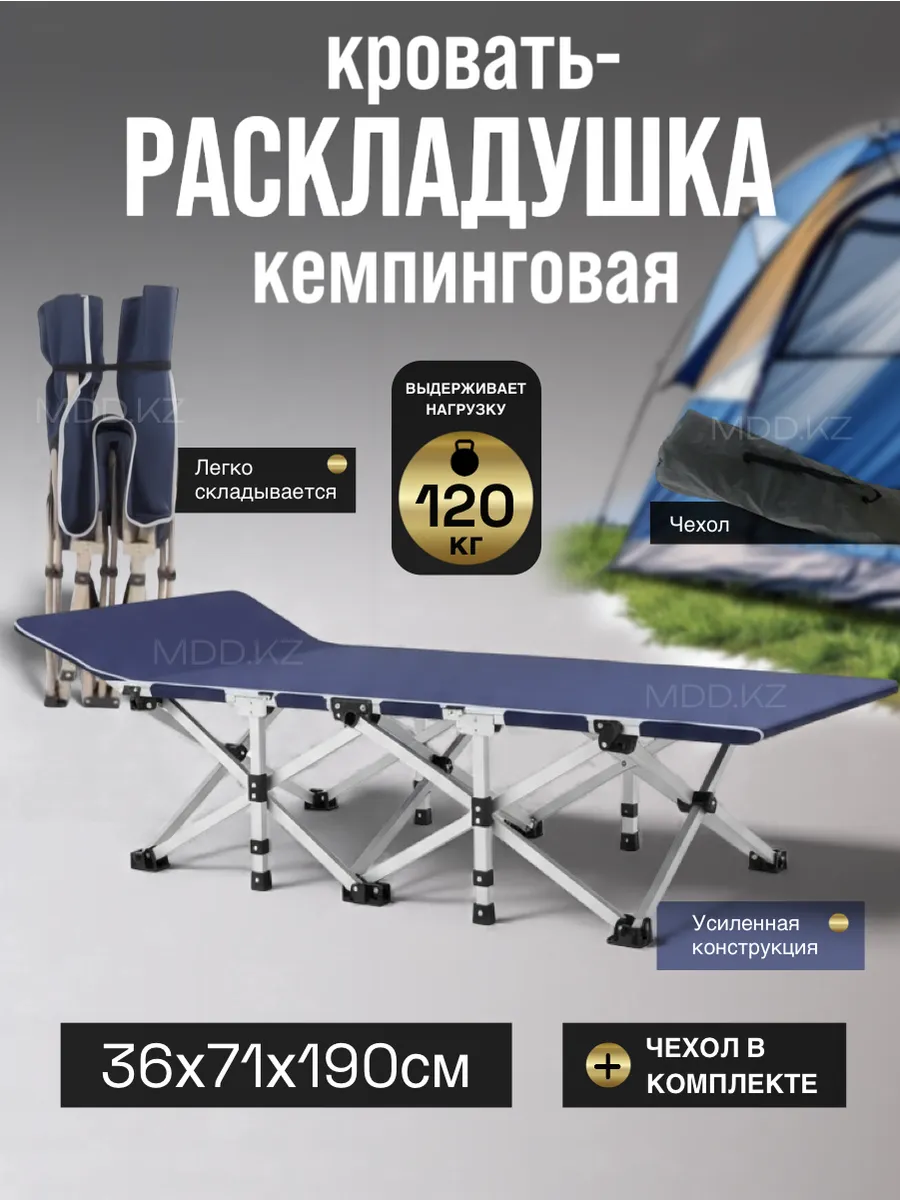 Раскладушка туристическая кровать раскладная