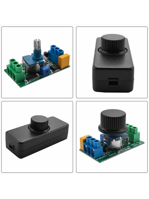 Inline LED Dimmer Switch, Built-in Rotary ON OFF and Knob, вариант, фото 8