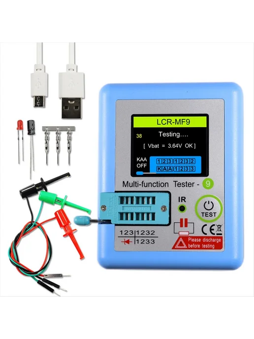 LCR-MF9 TFT LCD Display Multi-Meter Transistor Tester Diode, вариант