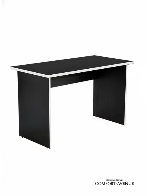 Comfort Avenue Стол для школы "Баланс 25" 90x75 Черный Неро, кромка белая, 110x60, фото 7