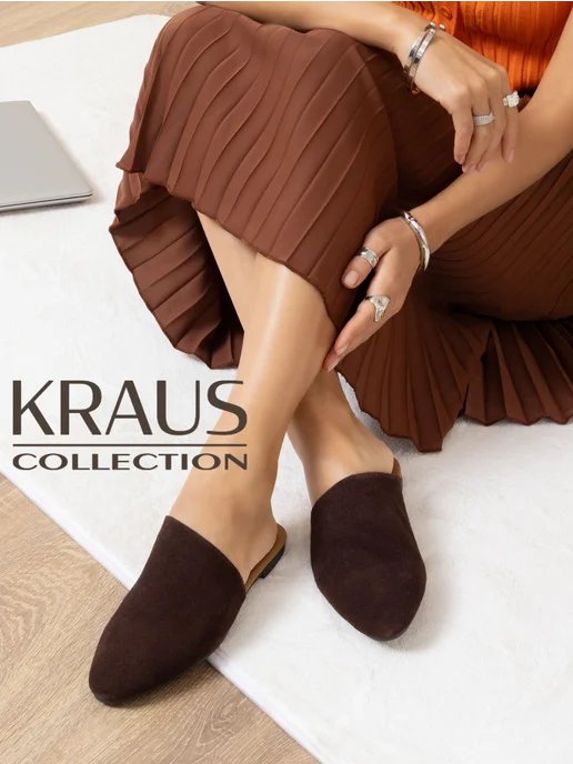 KRAUS Collection Мюли женские летние, коричневый, фото 7