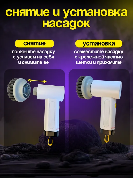 Электрическая щетка для уборки, вариант, фото 6