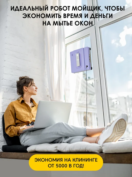 iBoto Робот мойщик окон с распылением двойным Win 495 ПРО, вариант, фото 7