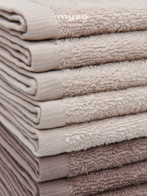 myzo Полотенце кухонное махровое набор 9 шт 30х50 см, 30x30 см, 10 шт, фото 7