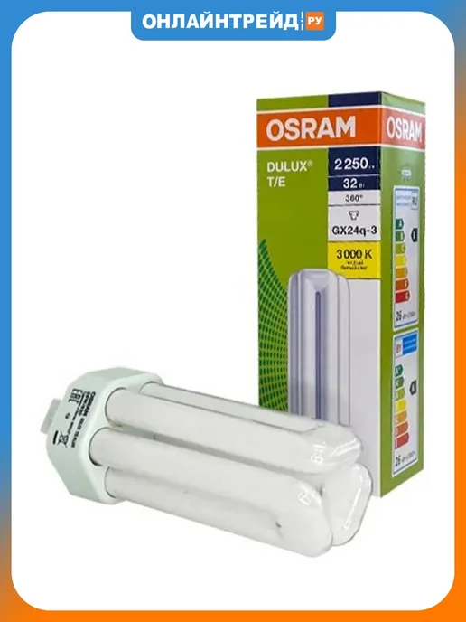 Osram Лампа люминесцентная GX24q-3 32W 3000K 2250Lm, 32 Вт