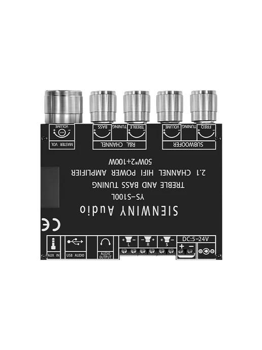 3-канальный усилитель 50W×2 для CS8673E Bluetooth, 50 Вт, фото 3