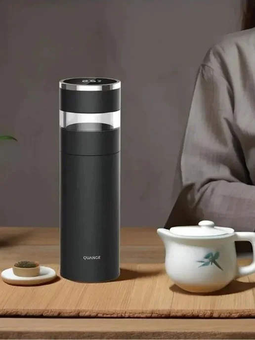 Quange Умная термокружка Titanium Thermos Cup, титан, фото 2
