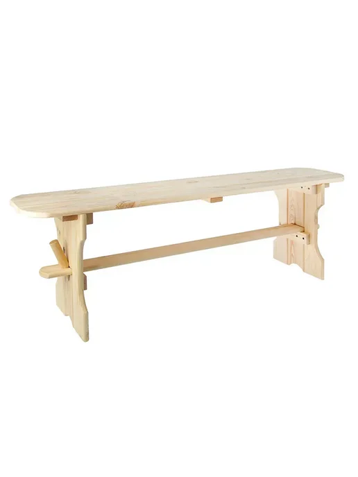 Добропаровъ Лавка деревянная из сосны, бежевый