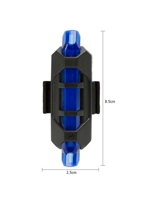 2 шт LED фонарь для M365 Pro красный сигнальный, 2 шт, синий, фото 7