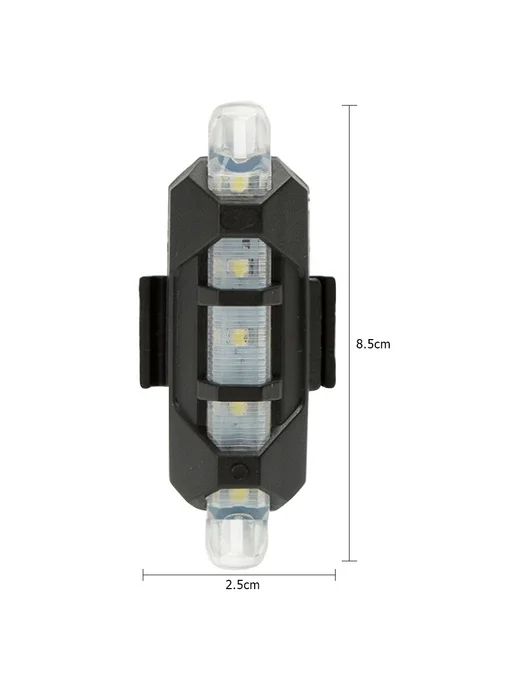 2 шт LED фонарь для M365 Pro красный сигнальный, 2 шт, белый, фото 6