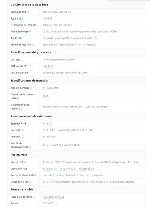 Asus Материнская плата B85-PRO GAMER LGA 1150 DDR3, вариант, фото 5