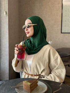 HABIBI Удобный и стильный платок с вырезами для дужек очков