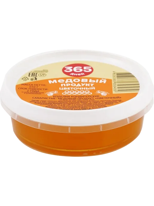Продукт медовый 365 ДНЕЙ Цветочный 150г, 150 г