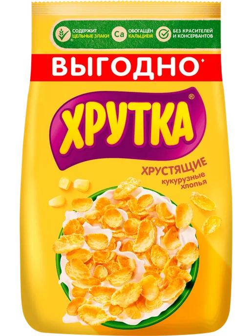 Хлопья кукурузные NESTLE Хрутка, вариант