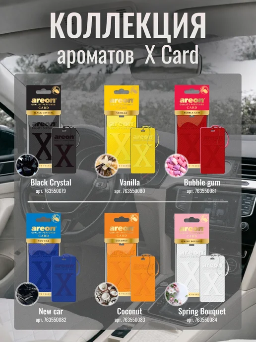areon Ароматизатор в машину Ареон New Car, вариант, фото 4