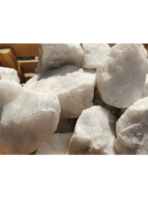 LaikomKA Кварц «Жаркий лёд» колотый для бани и сауны, 8–12 см, 10 кг, 10 кг, фото 6