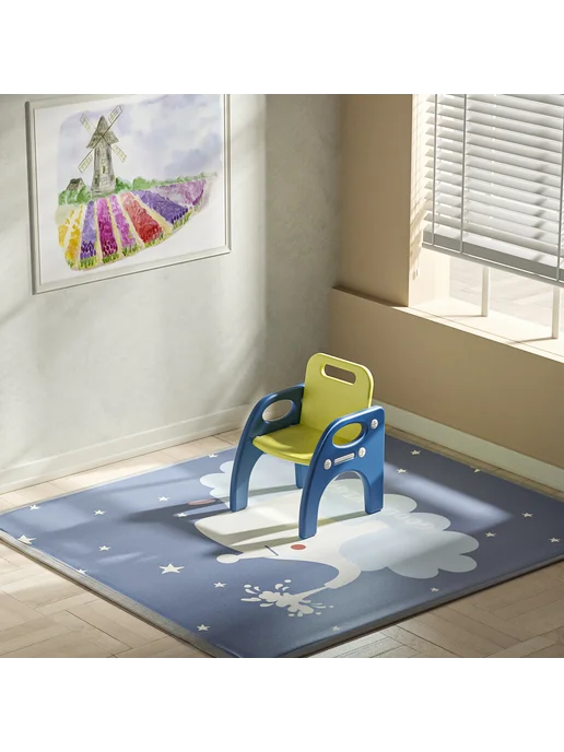 Стол Синий желтый, синий, фото 6