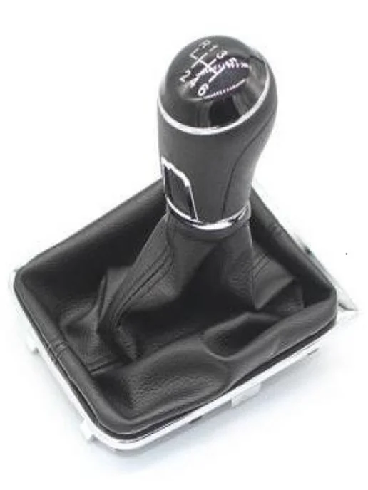 KING Ручка на КПП с чехлом VW Golf 7 A7, 6 передач, черный