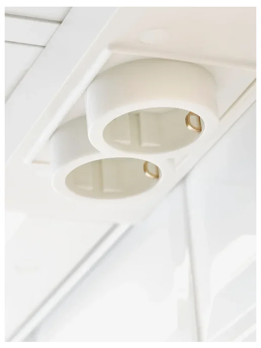 IKEA Блок 2-местный с USB-портом, белый UTRUSTA УТРУСТА, белый, фото 6