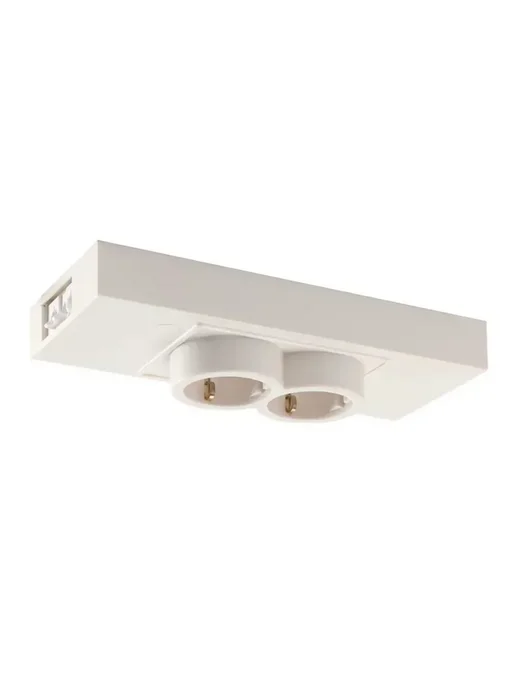 IKEA Блок 2-местный с USB-портом, белый UTRUSTA УТРУСТА, белый, фото 8