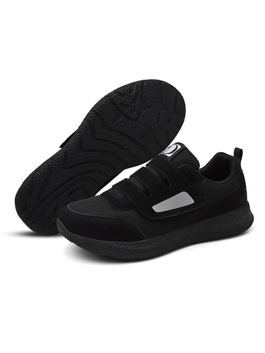 Диабетические туфли Slip-On ортопедические нескользящие, для, черный