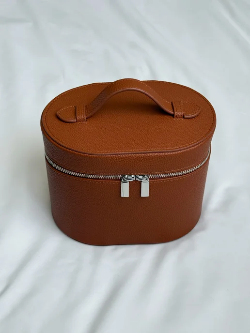 sorali cases Косметичка сундучок в стиле saie коричневая, коричневый, фото 3