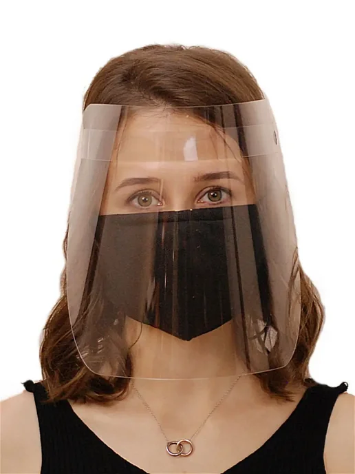 MaskOff Защитный экран для лица лицевой щиток, белый, фото 2