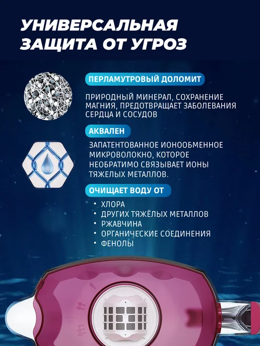 Аквафор Фильтр-кувшин Престиж А5, красный, фото 2