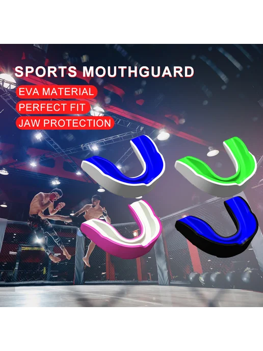 4шт Защитные капы для MMA, бокс, единоборств, разноцветные, 4 шт, фото 6