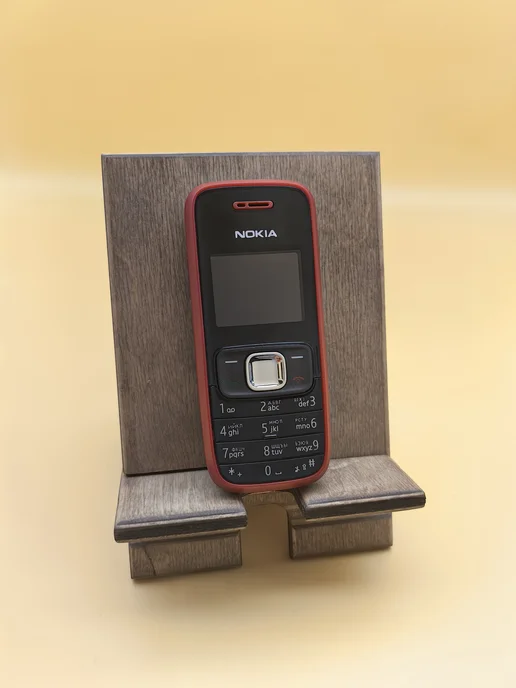 nokia Кнопочный мобильный телефон без камеры 1209, красный