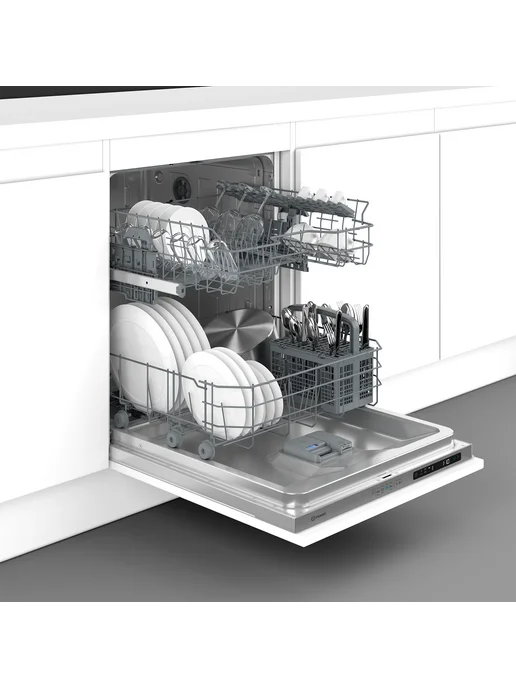 Indesit Посудомоечная машина DI 3C49 B на 13 комплектов, белый, фото 4