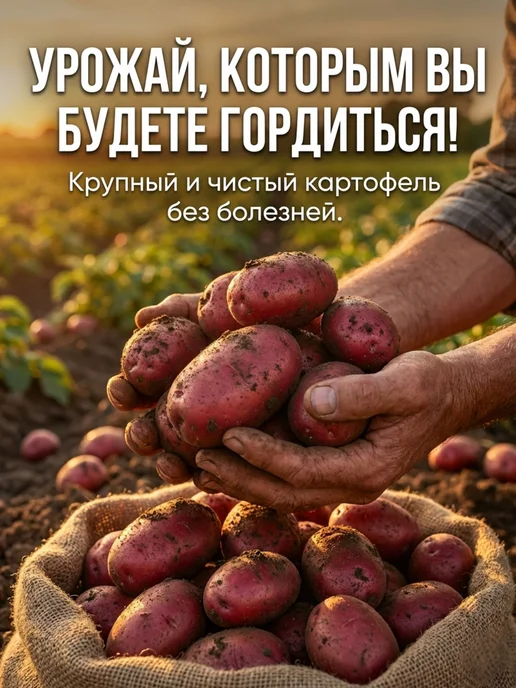 Картофель семенной на посадку сорт Аляска, 2 кг, 2 кг, фото 4