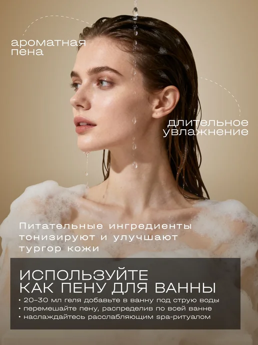 Парфюмированный гель для душа женский натуральный и с GAYA, вариант, фото 7