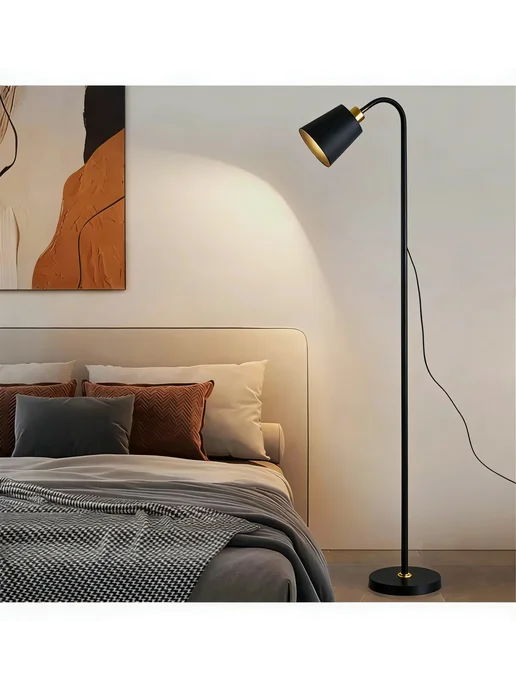 LED торшер роскошный трехцветный диммер 12 Вт, 12 Вт, фото 4