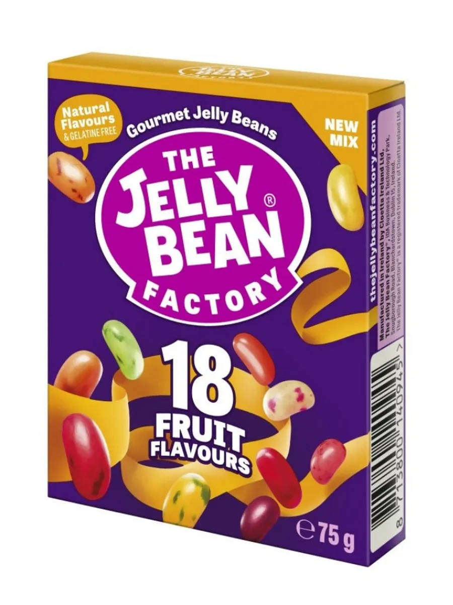 Конфеты "The Jelly Bean" Фруктовый микс 18 вкусов 75 г