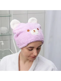 Мягкая микрофибровая чалма для быстрой сушки