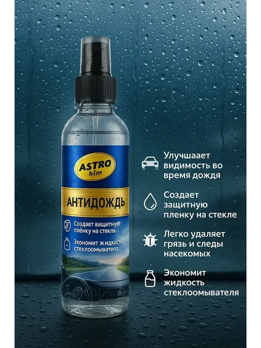 НАС3 Антидождь для автомобиля на лобовое, стекло, фото 2