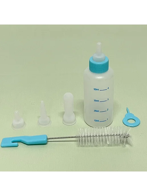 Бутылка для молока 50ml Белый, розовый, фото 5