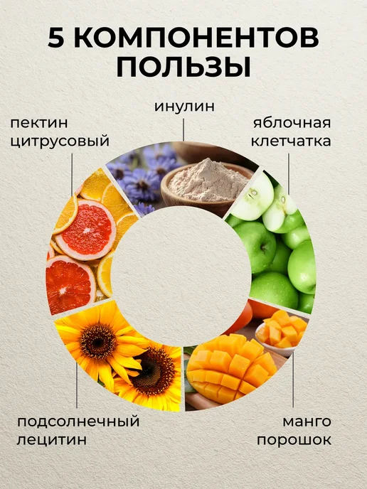 Yappi Клетчатка для детей вкус манго, 200 г, 200 г, фото 3