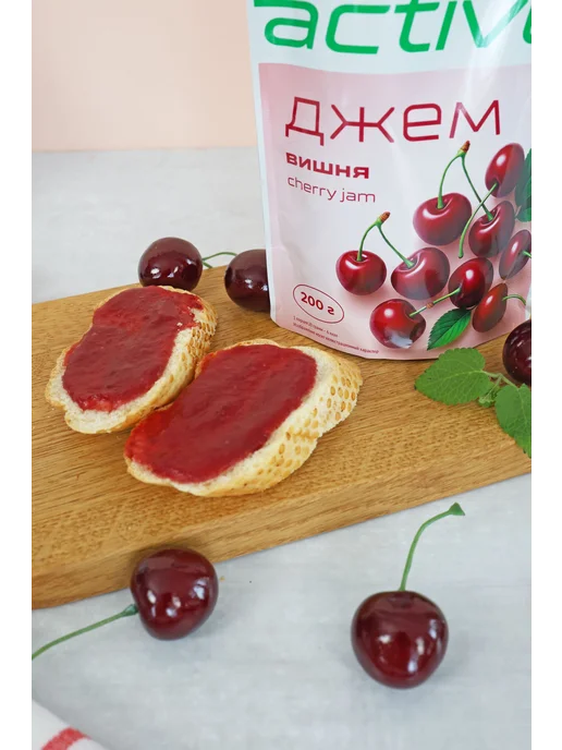Fitparad Джем диетический Черника Земляника дой-пак x 2 (400 гр.), 400 г, фото 5