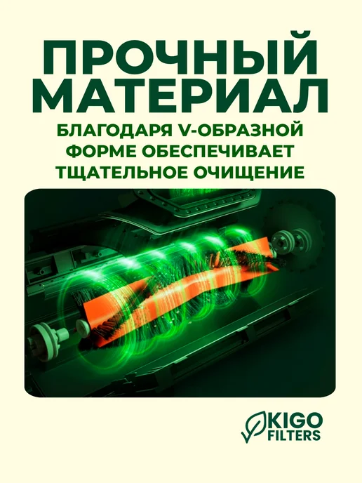 Основная щетка на робот-пылесос Viomi Alpha 2 Pro и др. 1 шт, 1 шт, фото 2