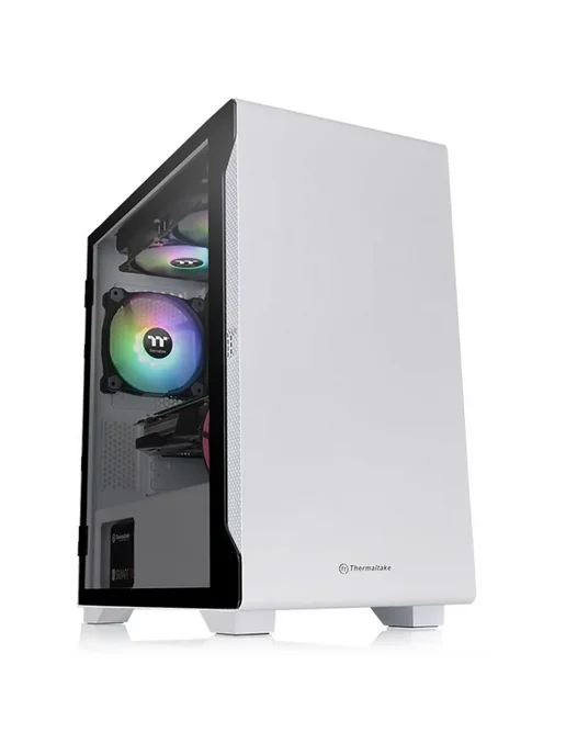 THERMALTAKE Корпус MicroATX Minitower S100 Tempered Glass Snow Edition, белый, фото 8