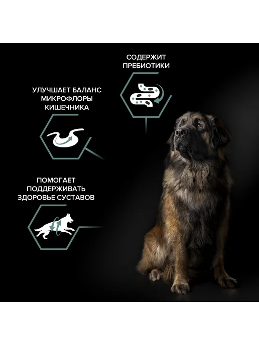 Сухой корм PRO PLAN Digestion По… для собак, взрослые, крупные, чувствительное пищеварение, 14,3 кг, фото 5