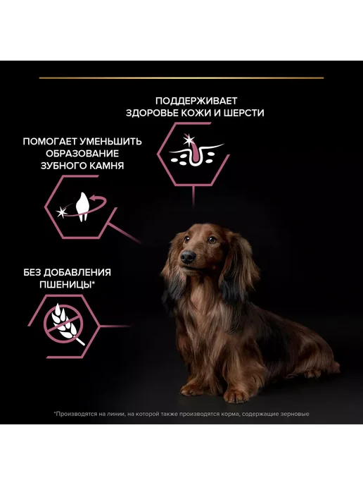 Сухой корм PRO PLAN Skin Карлик… для собак, взрослые, мелкие, чувствительное пищеварение, 0,974 кг, фото 3
