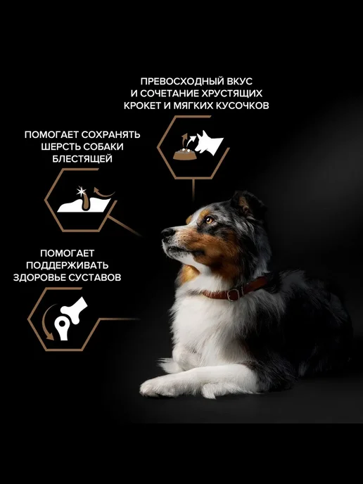 Сухой корм PRO PLAN Duo Delice для собак, взрослые, крупные, средние, 2,75 кг, фото 3